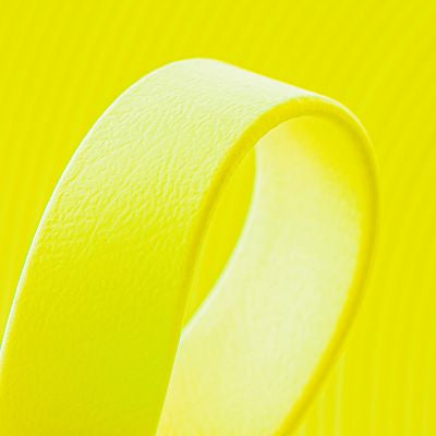 Collier biothane pour chien Jaune Néon