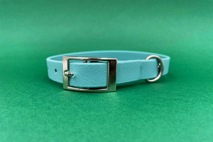 Collier biothane pour chien Vert sage